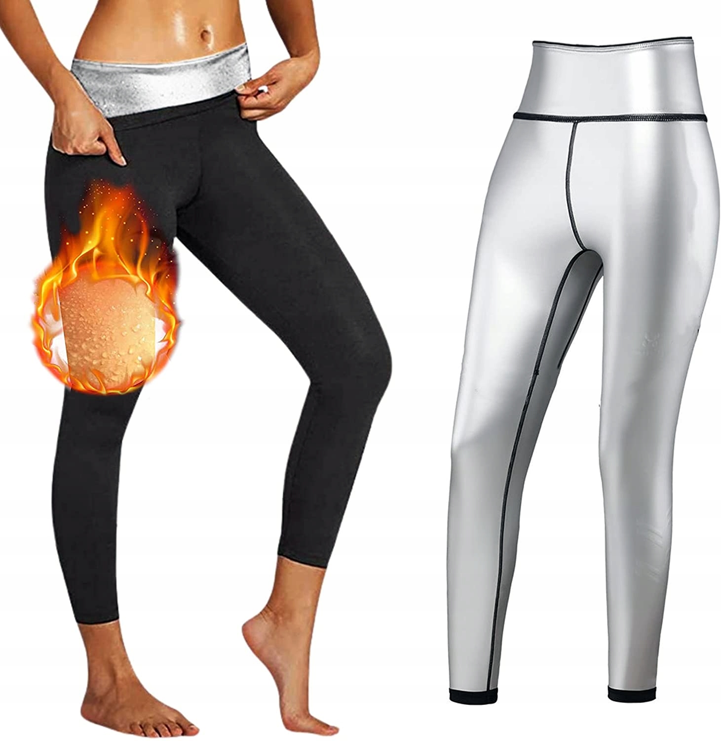 LEGINSY MODELUJĄCE ODCHUDZAJĄCE TERMICZNE L/XL