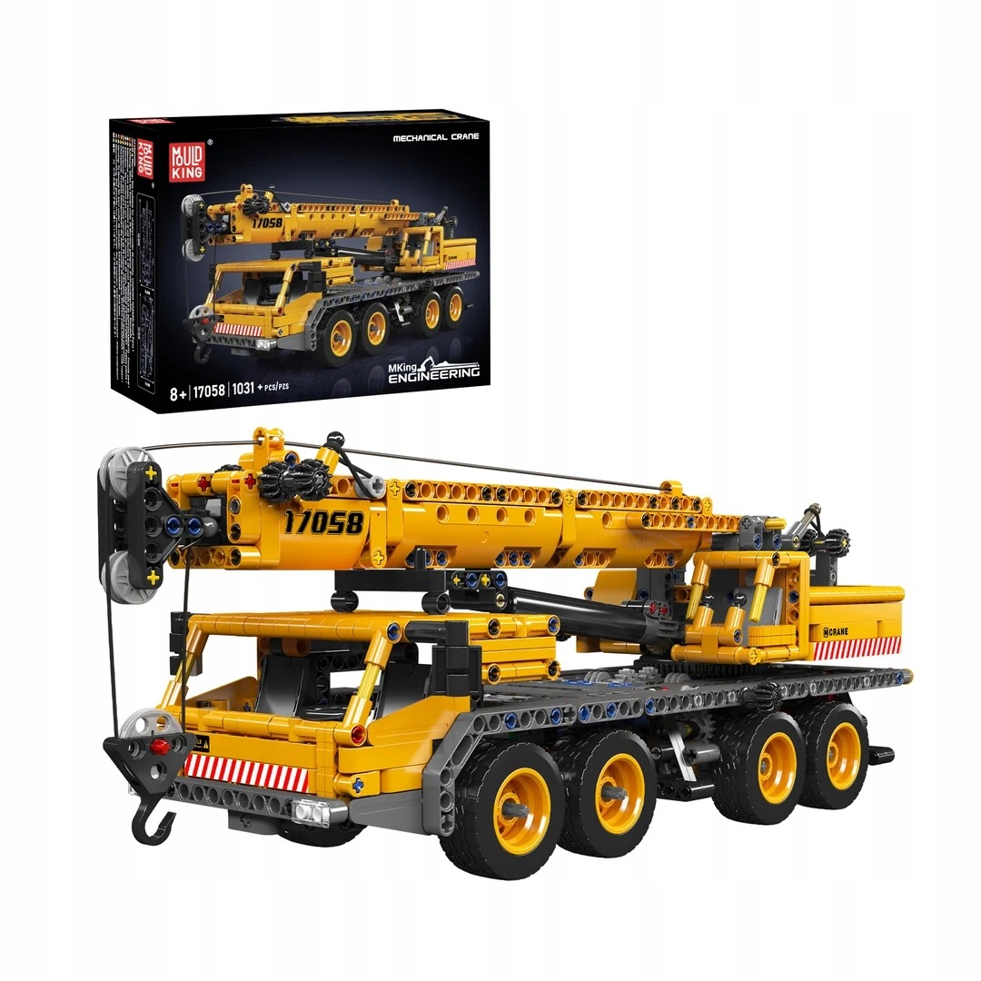 Klocki Konstrukcyjne Technic Mechaniczny Żuraw 1031 El. Mould King 17058S