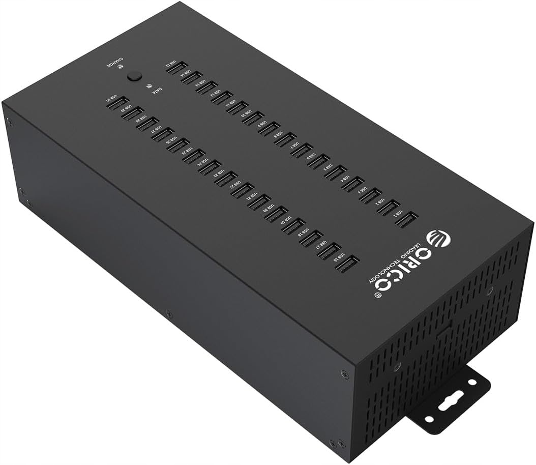 30-PORTOWA Stacja Ładująca Usb 2.0 Przemysłowa 300W Metalowa Obudowa Opis