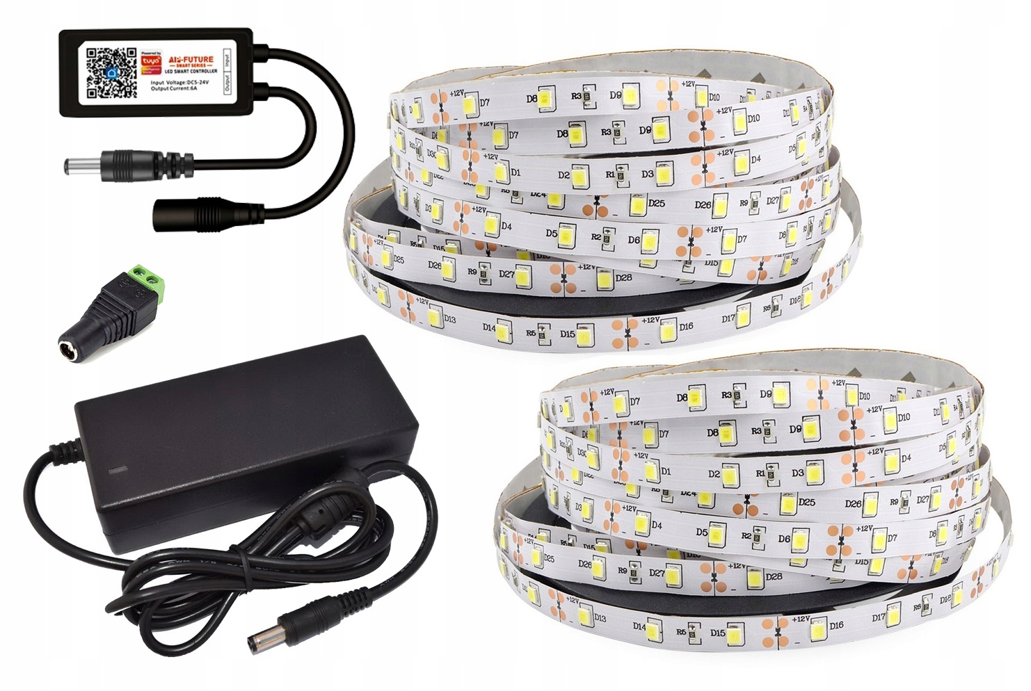 

Zestaw Led Biała 10M IP20 300d WiFi Smart Tuya