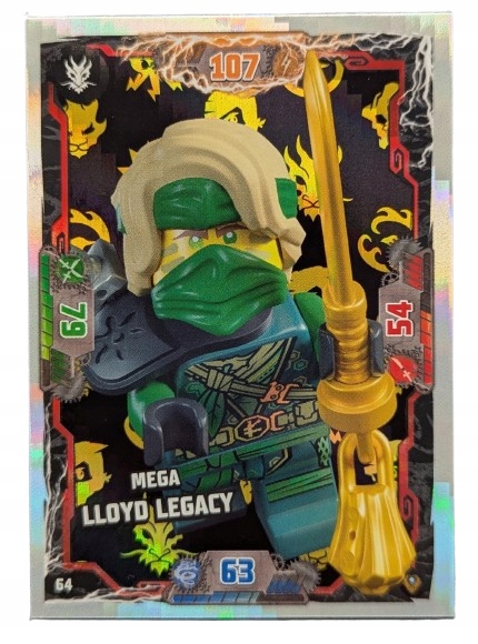 Karta Lego Ninjago Seria 9 Następny Poziom Numer 064