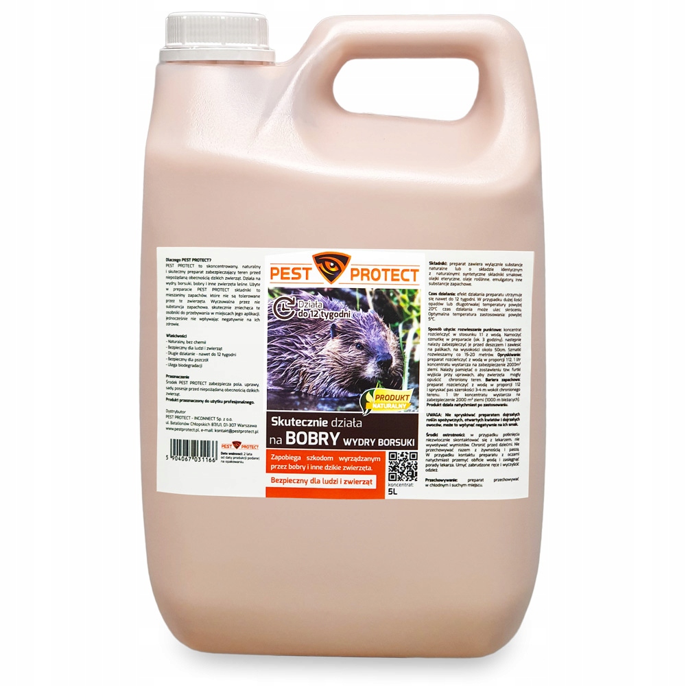 

Skuteczny Odstraszacz na Bobry Pest Protect 5L