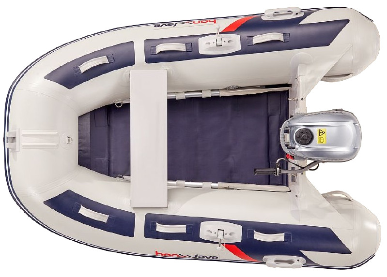 HONDA PONTON T 25 AE SKŁADANY POMPOWANY KIL OD RĘKI Kolor biały