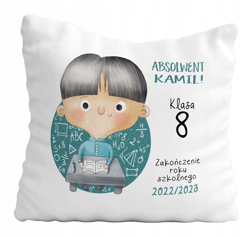 

Poduszka Koniec Szkoły Absolwent Imię