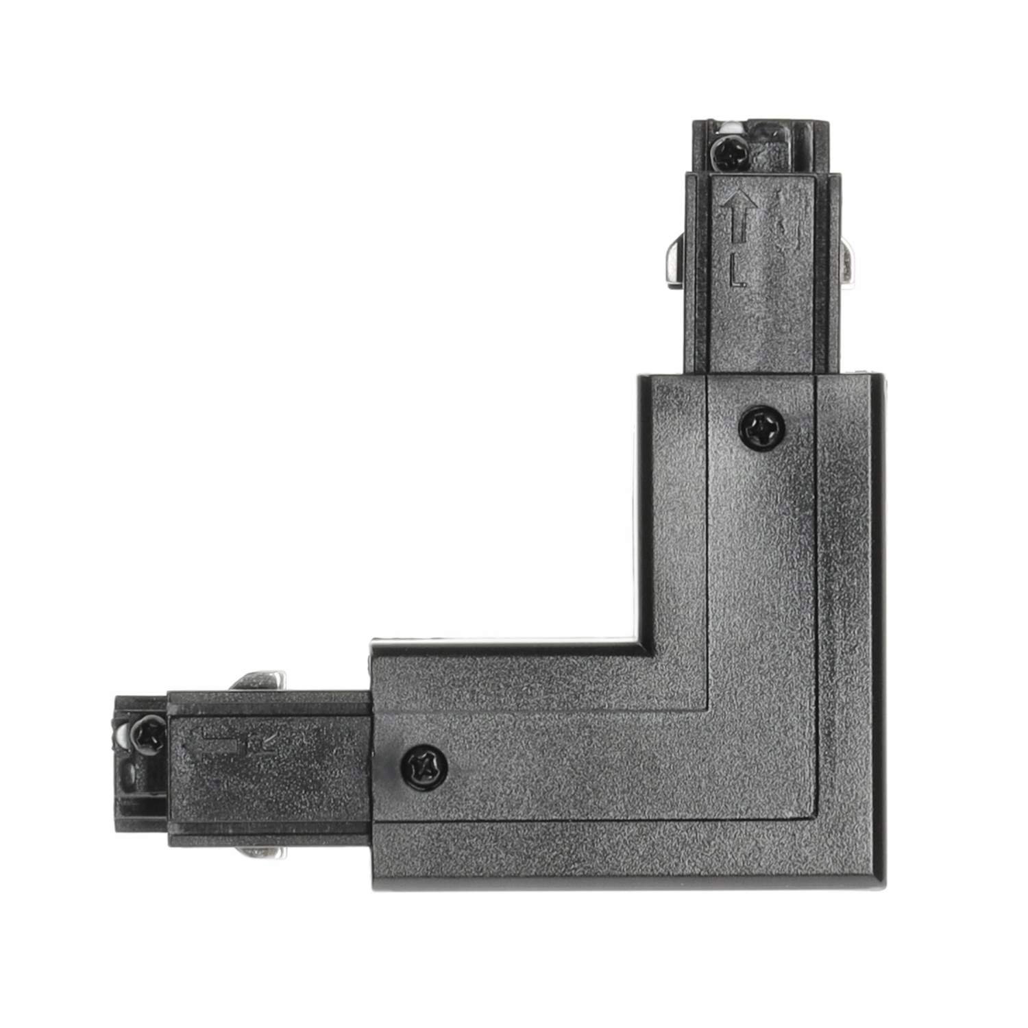 Zestaw szynowy 3 fazowy szyna 1m+2m, L prawy, 5x Lampa, 2x zaślepka CZARNY Szerokość produktu 0 cm