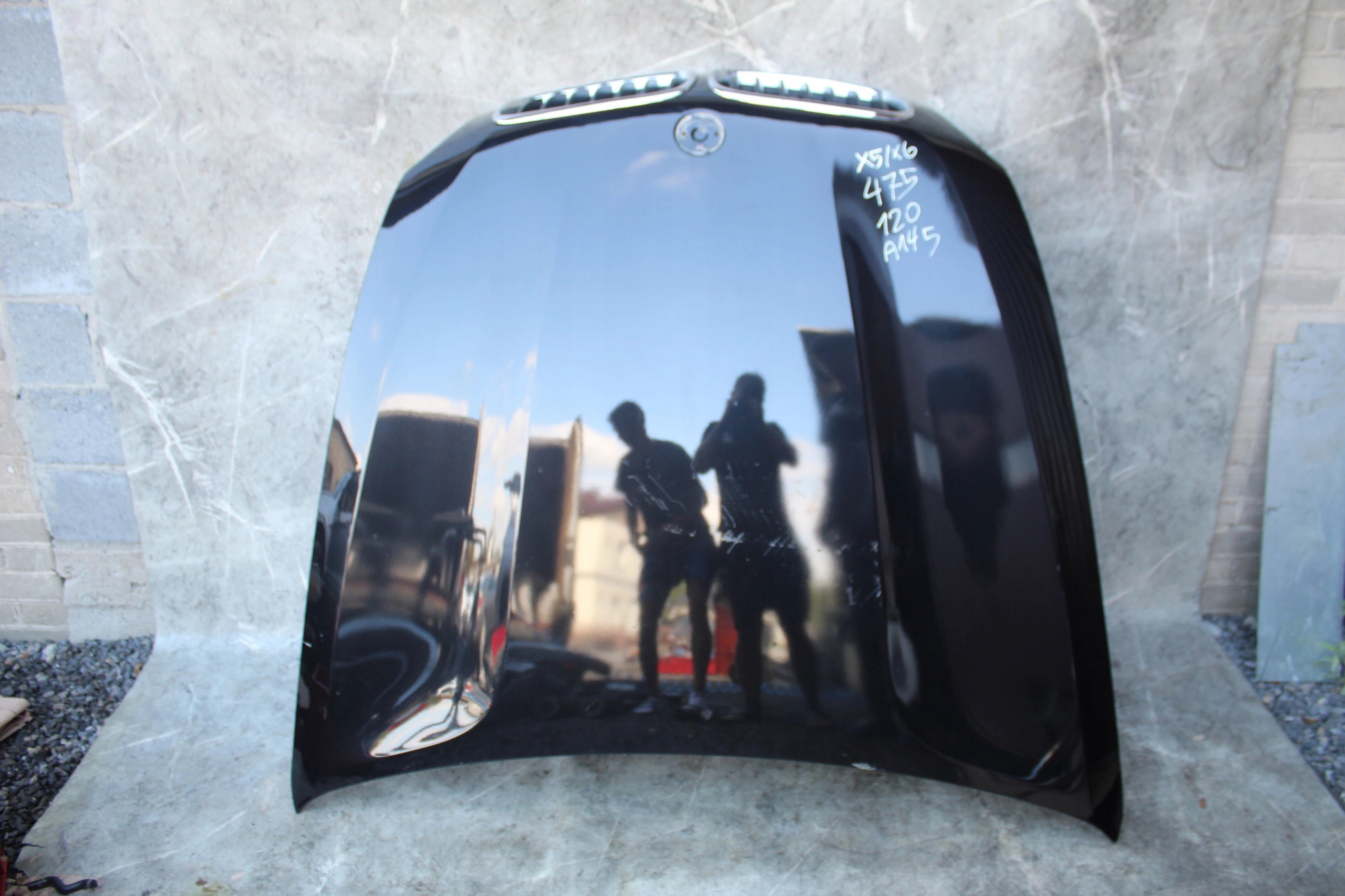 КАПОТ КРЫШКА ДВИГАТЕЛЯ BMW X5 E70 X6 E71 475 ЧЕРНЫЙ САПФИР