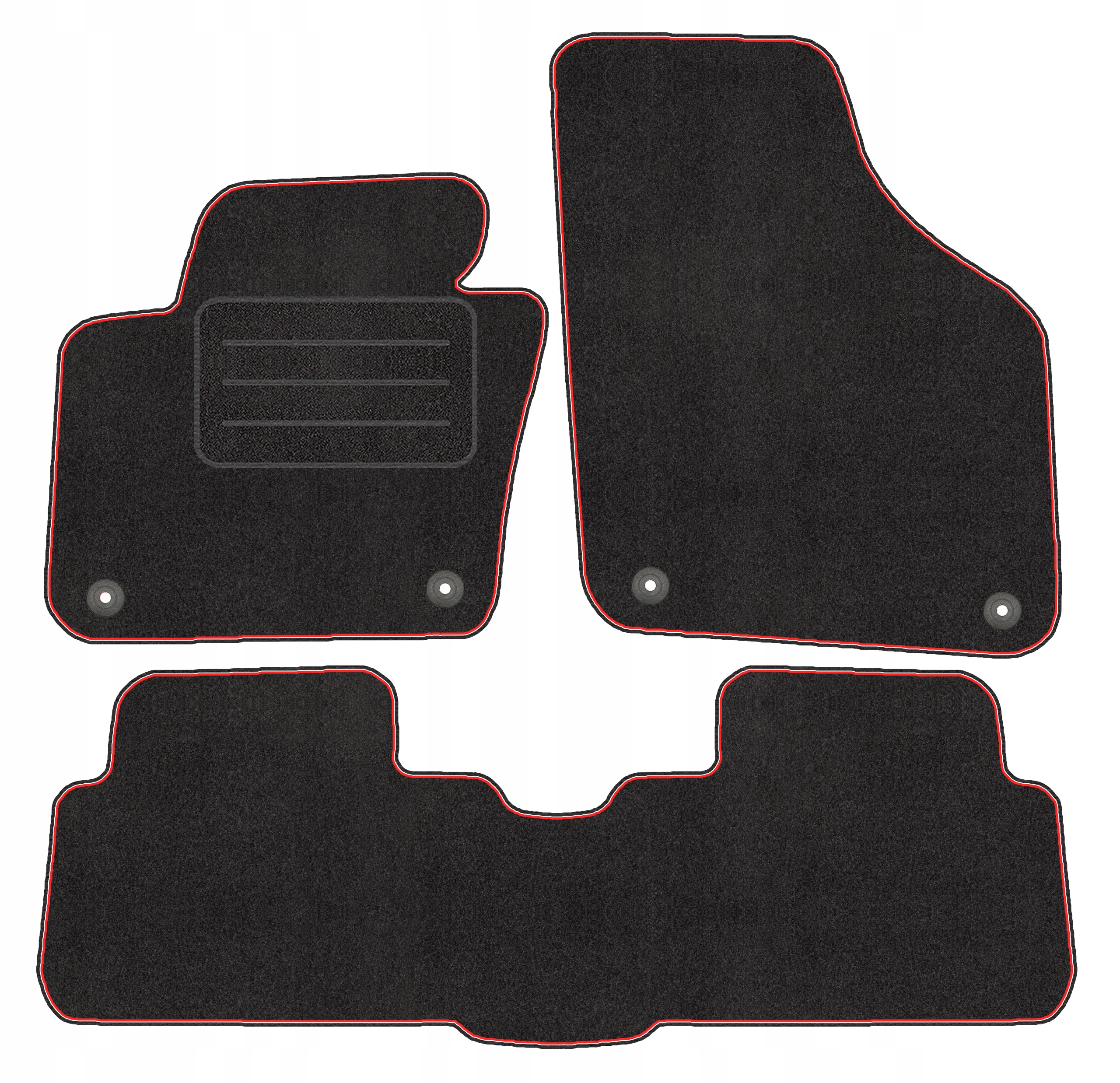 Велюровые коврики из полиамида для Seat Alhambra II