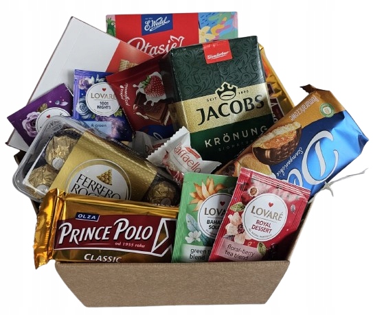 Levně Dárkový koš Den žen Velká sada sladkostí XXL dárek