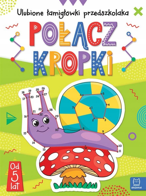 

Połącz kropki. Ulubione łamigłówki przedszkolaka