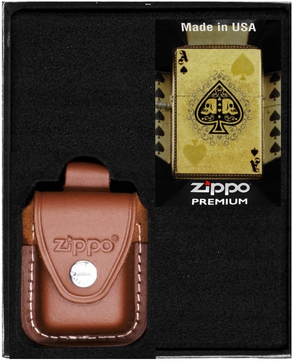 Dárková sada Zapalovač Zippo Ace Of Spades č. 2