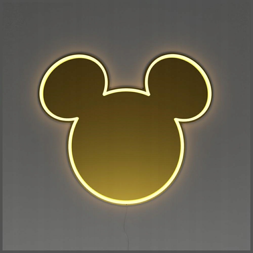 Neon Yellowpop Disney Mickey Mirror zlatý