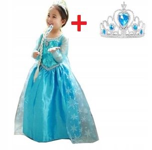 

Strój Elsa Przebranie Kraina Lodu Frozen 110 cm
