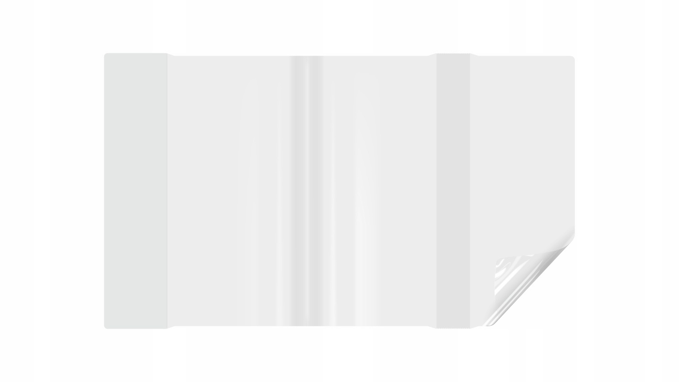 Okładka BIURFOL regulowana E7 242mm [1] bezbarwna