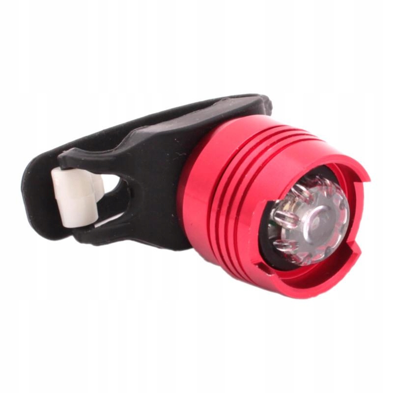 

Lampka lampki latarka rowerowa metalowa alu czarna