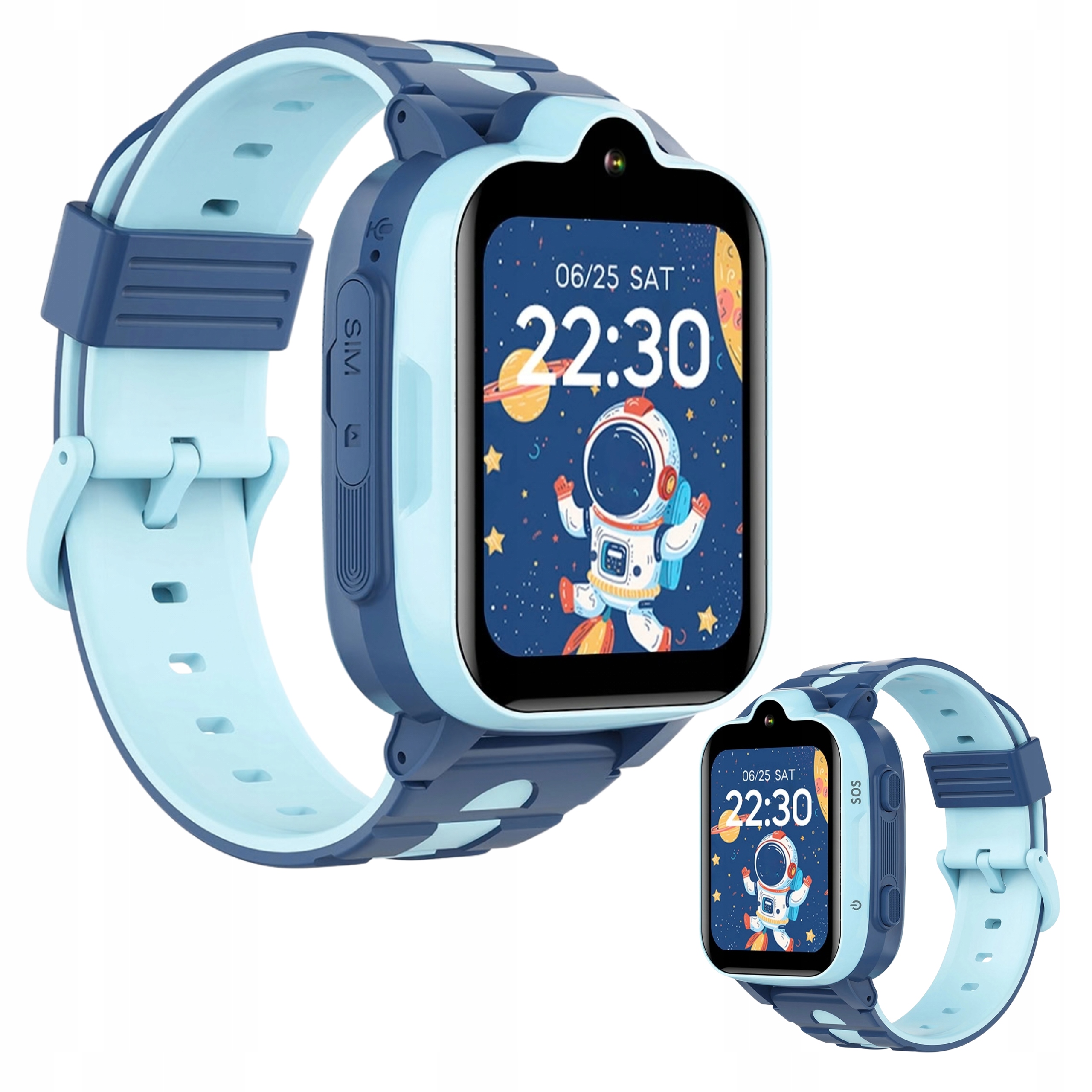 Chytré Hodinky Pro Děti Forever KW-225 Gps Sos Kamera Modrá Sim 4G