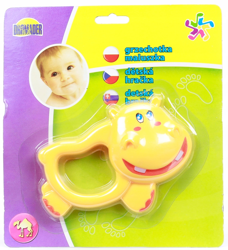 

Plastikowa Grzechotka Do Rączki Hipcio Gryzak