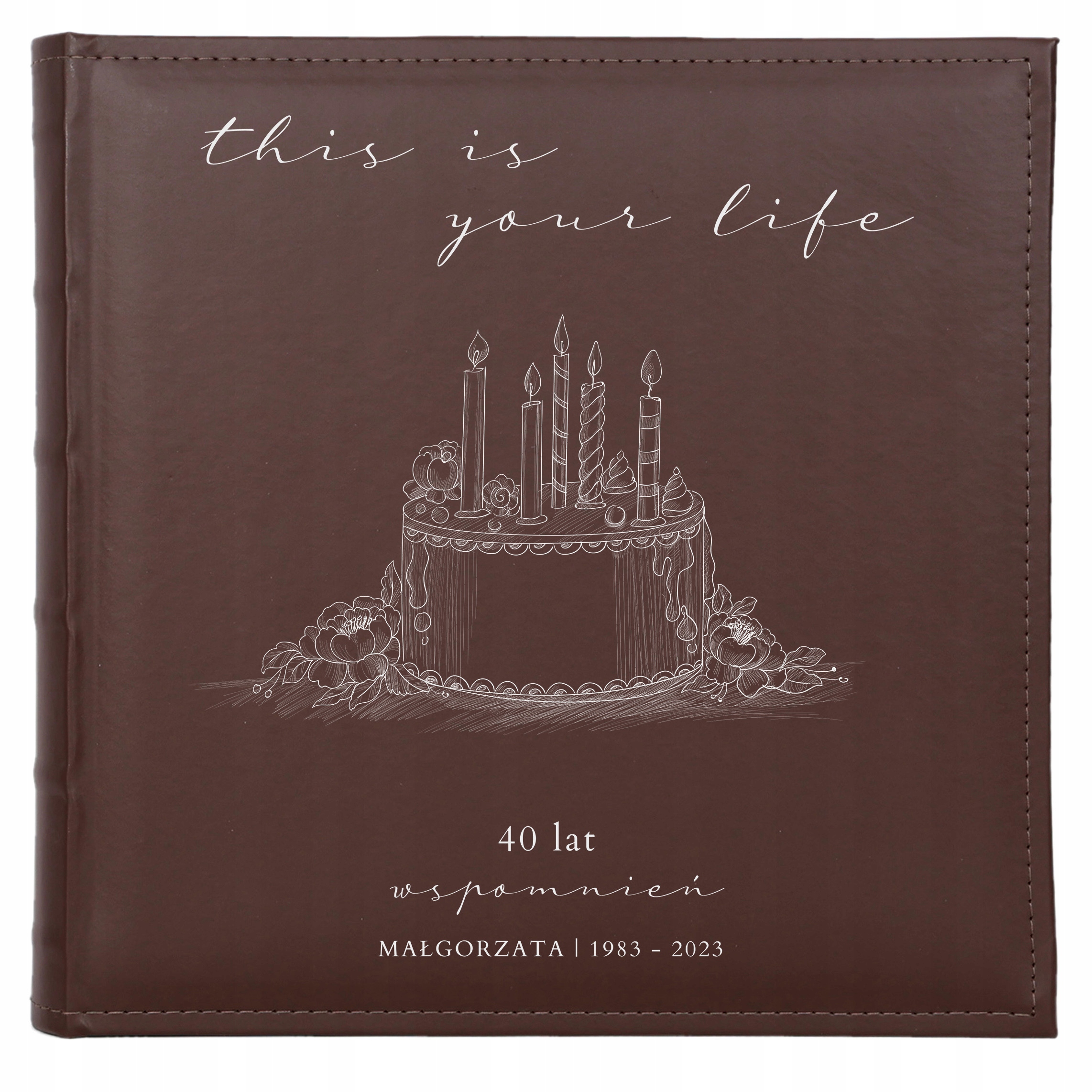 Narozeninový fotoalbum 10x15 600 Potisk Narozeniny 18 30 40 50 60 70 80