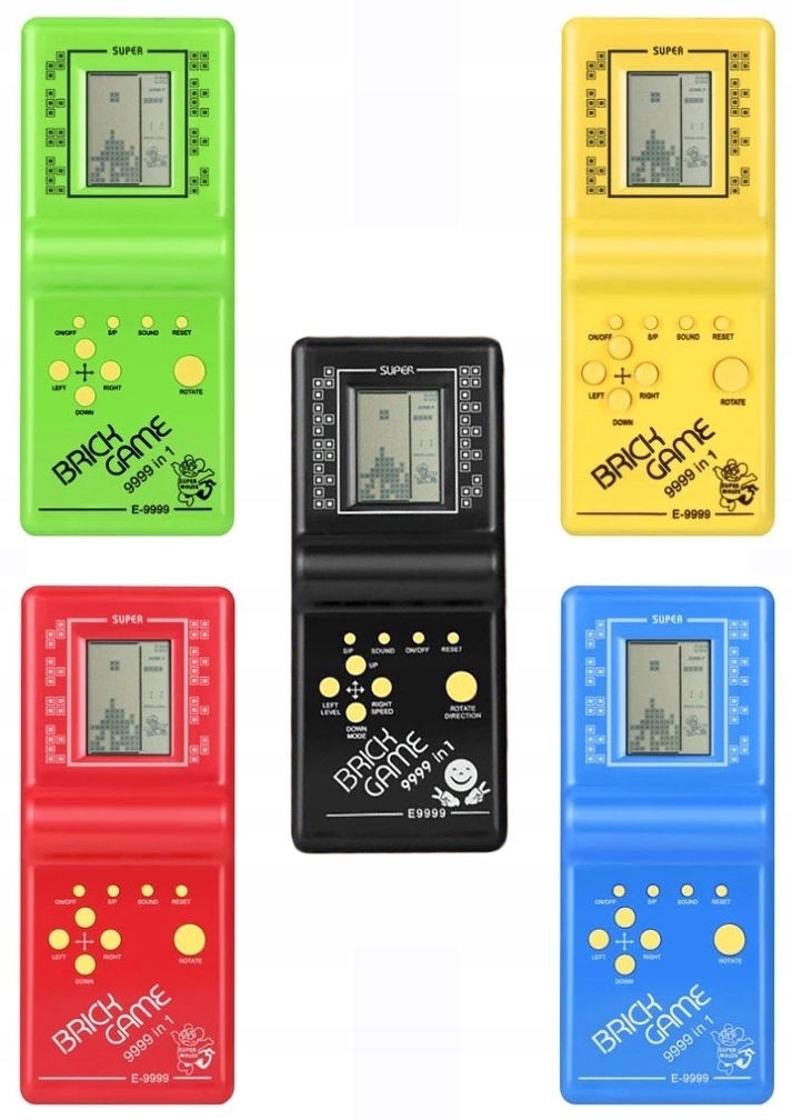 TETRIS GRA ELEKTRONICZNA KONSOLA KIESZONKOWA RETRO Producent Interlook