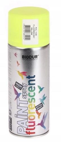 BIODUR EMALIA FLUORESCENCYJNA ŻÓŁTY SPRAY 400ML
