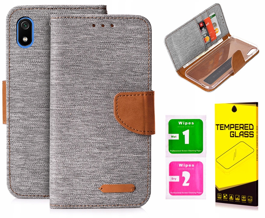

Etui Portfel Canvas do Xiaomi Redmi 7A