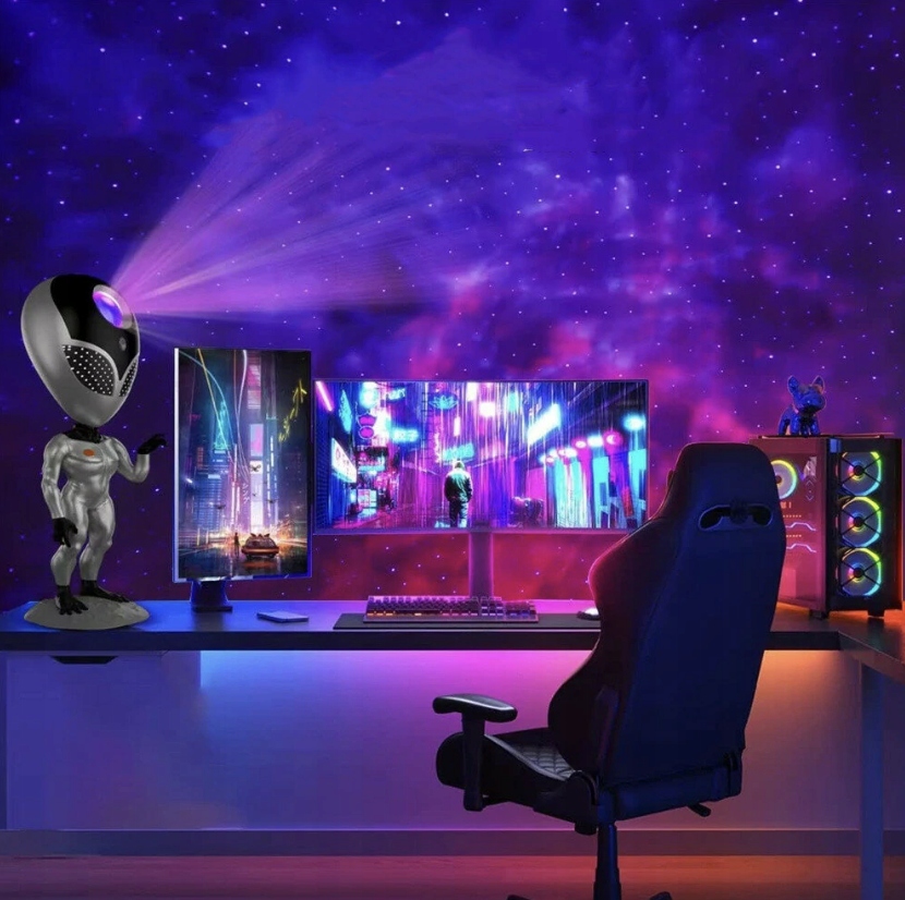 Lampka projektor gwiazd kosmita astronauta Kod producenta LAMPKA LED RZUTNIK MÓWIĄCA ZABAWKA KOSMITA