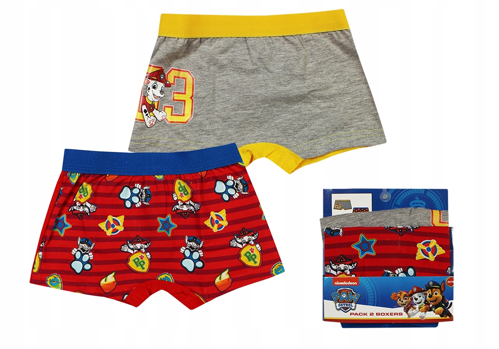 

Psi Paw Patrol Bokserki Dla Dziecka 2-PAK 6/8LAT