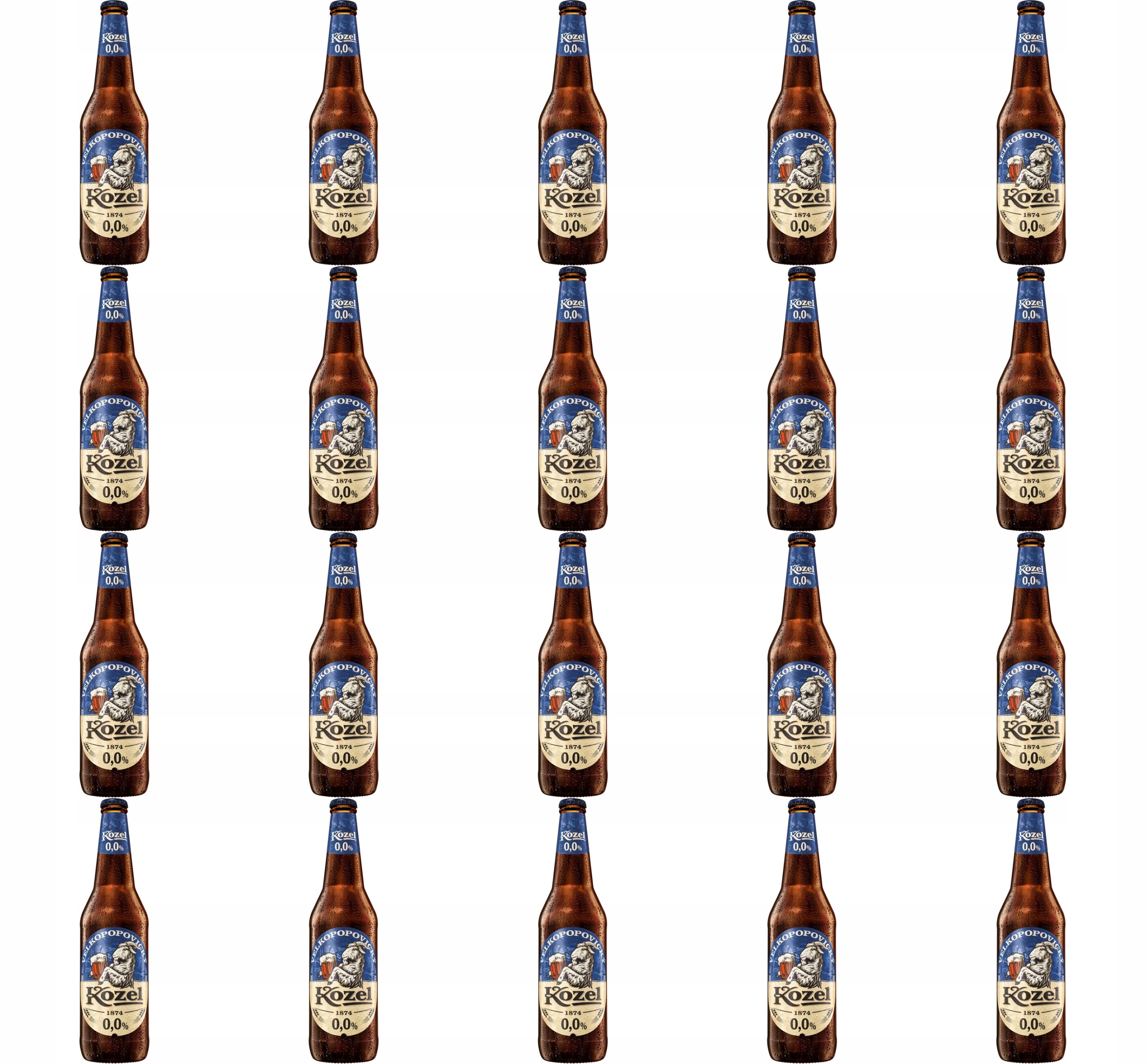Pivo Kozel 0.0% 500 ml vratná láhev X20