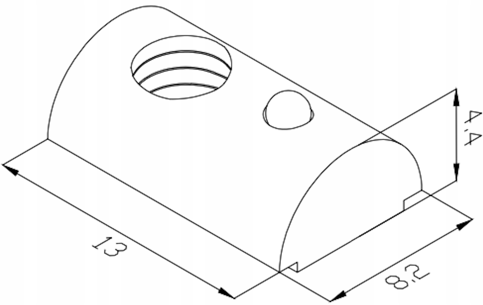 NAKRĘTKA MŁOTECZKOWA Z KULKĄ T-NUT M3 - 10szt. Producent Inna
