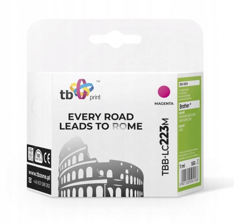 

Tb Print Tusz do Brother LC223 Magenta TBB-LC223M