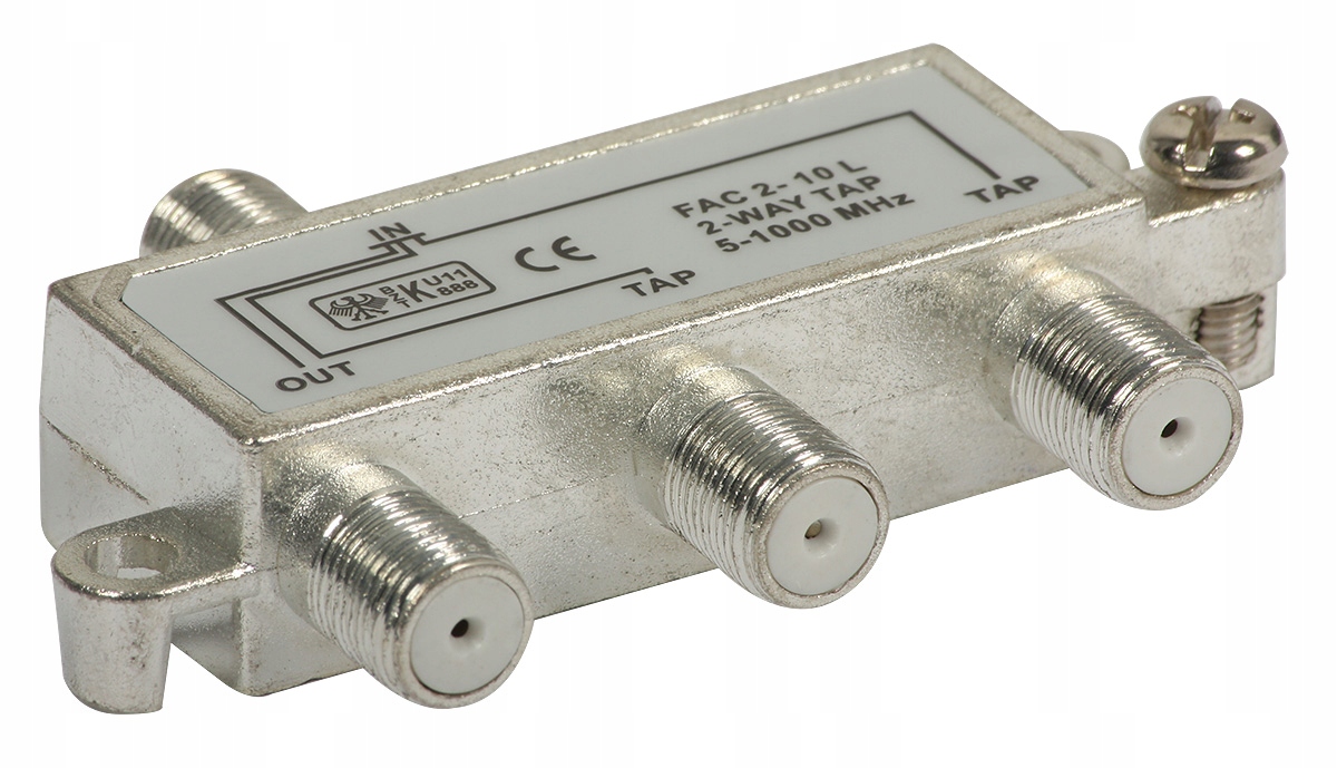 

Odgałęźnik Tv 2-KROTNY FAC-2-10dB 5-1000 MHz