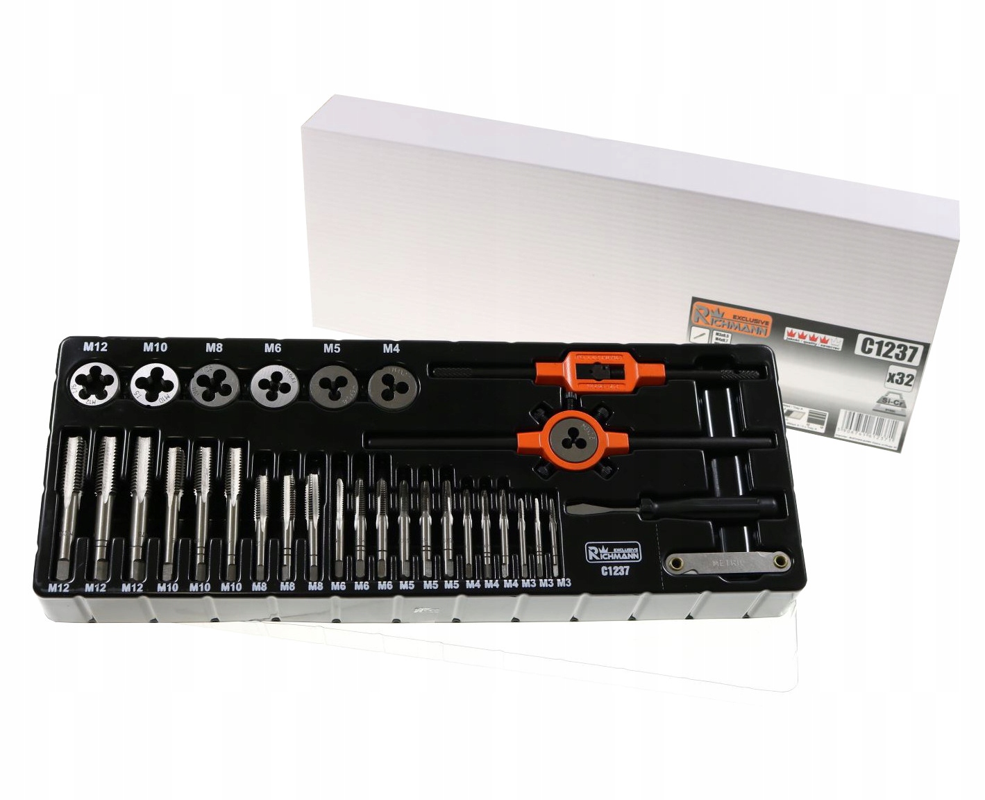 МЕТЧИКИ И ПЛАШКИ 32 Ч.Картридж RICHMANN C1237