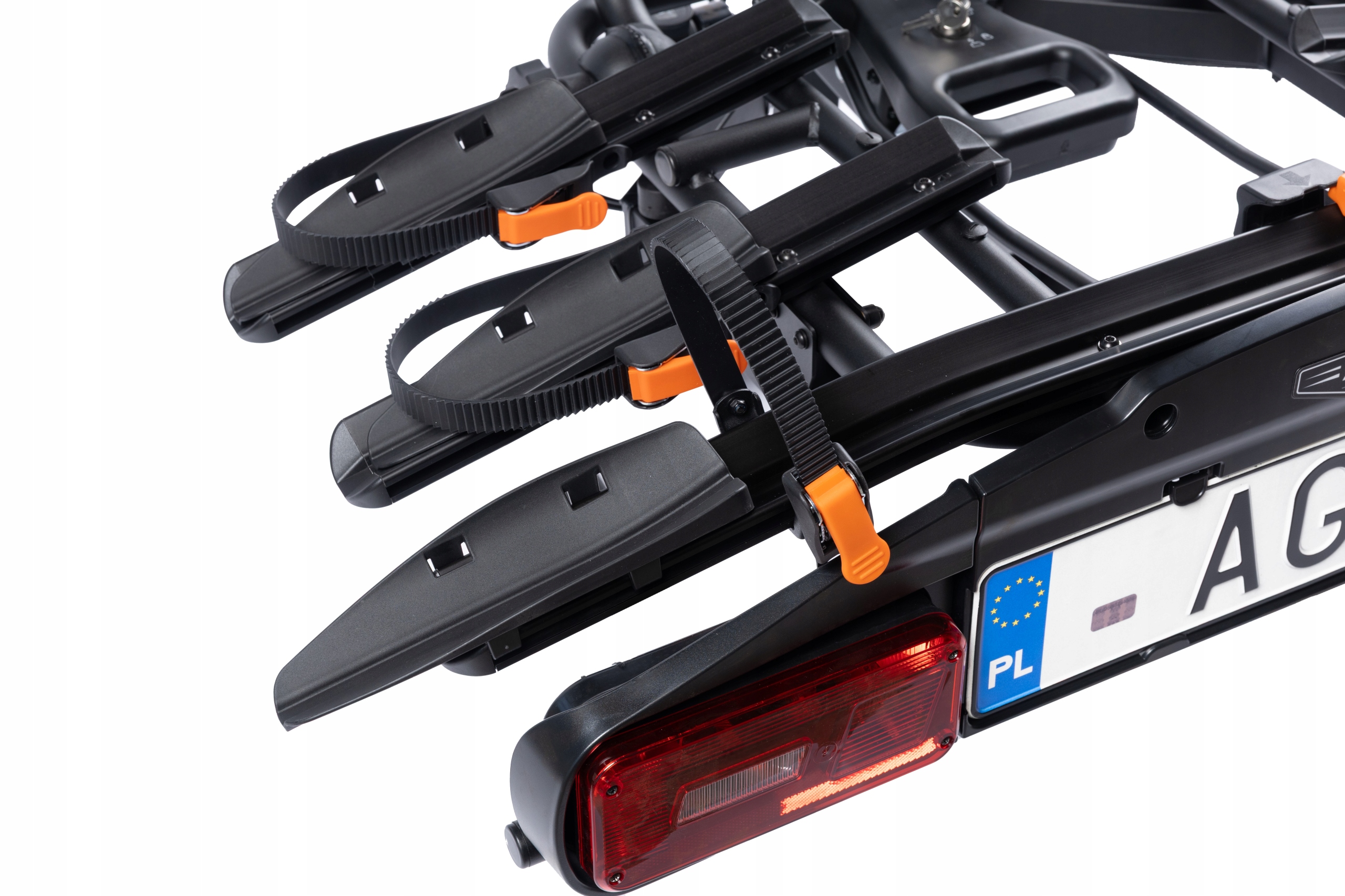BAGAŻNIK ROWEROWY NA HAK AGURI ACTIVE BIKE PRO NA 4 ROWERY E-Bike UCHYŁ 13P Producent Aguri
