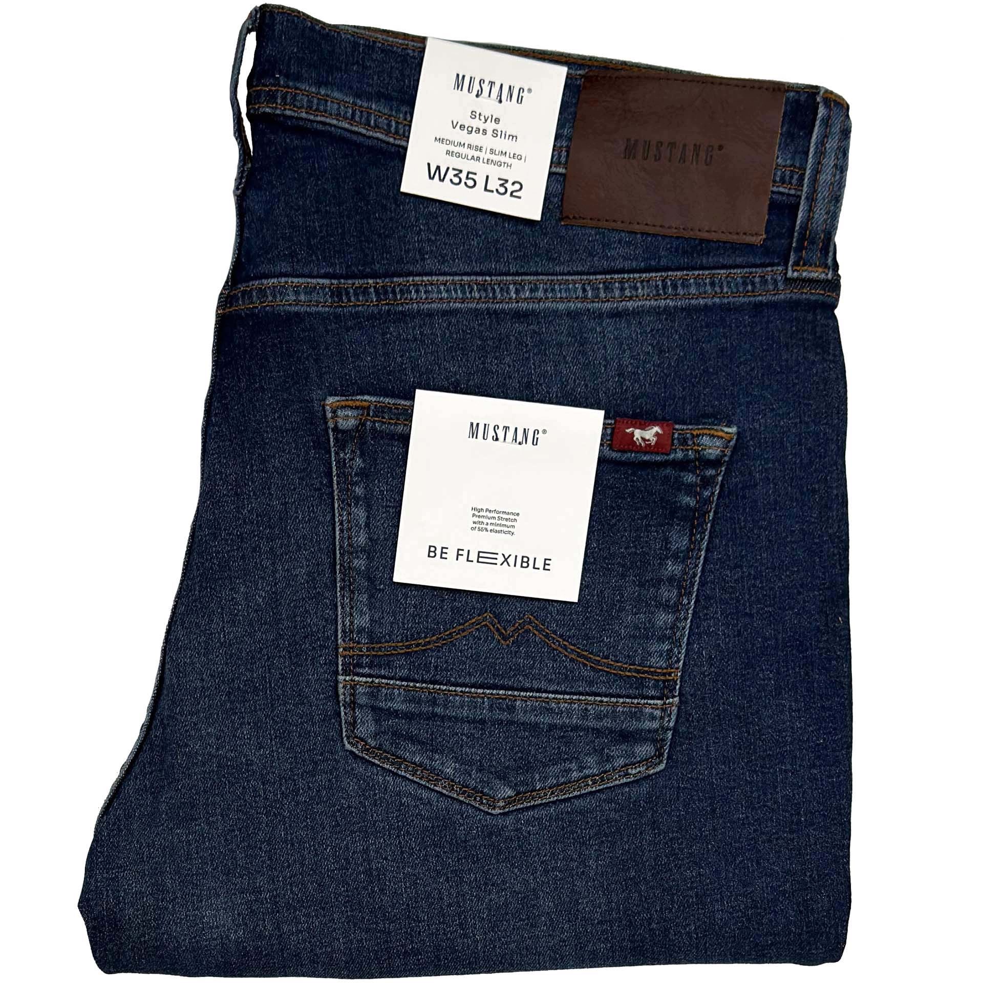 Mustang Vegas Slim Space 883 pánské džíny zúžené slim fit kalhoty W35 L32