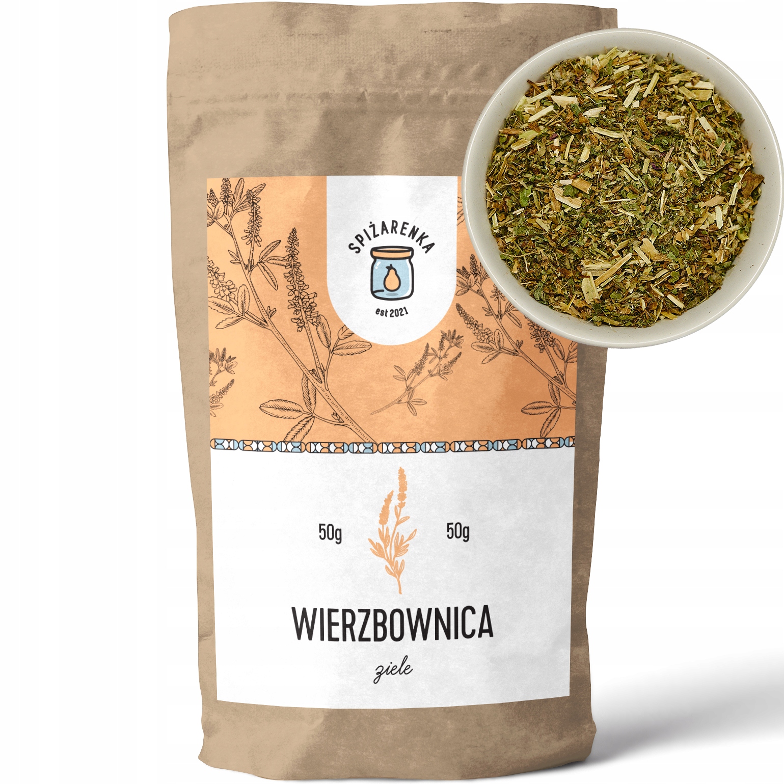 Levně 7 x Vrbovka Bylina vrbovky nálev čaj Velký Balíček 50g