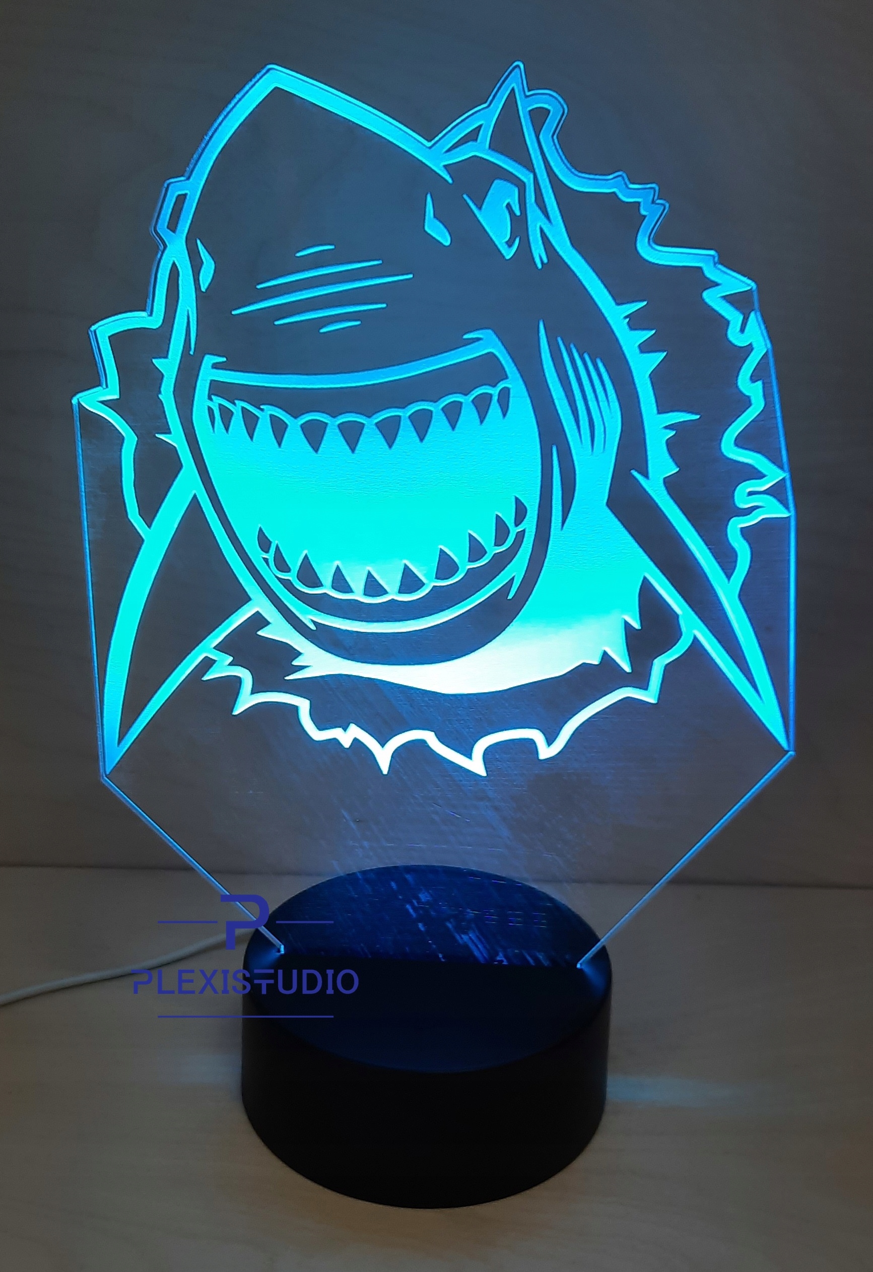 LAMPKA NOCNA 3D LED REKIN MULTIKOLOR PILOT USB Zasilanie akumulatorowe bateryjne sieciowe