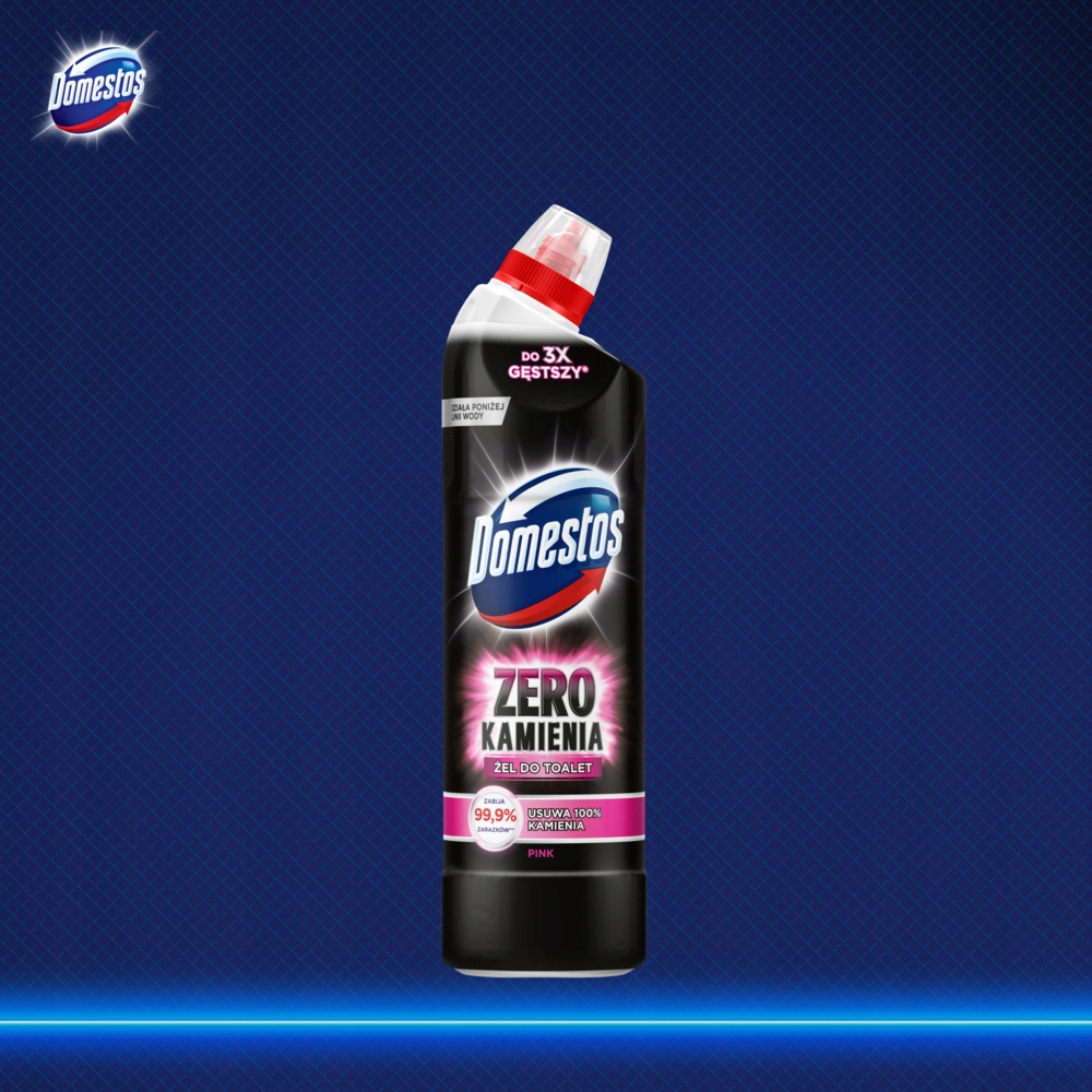 Domestos Zero Kamienia Żel Płyn do toalet Zestaw Mix Lime Pink 2x750ml Przeznaczenie łazienka i toaleta