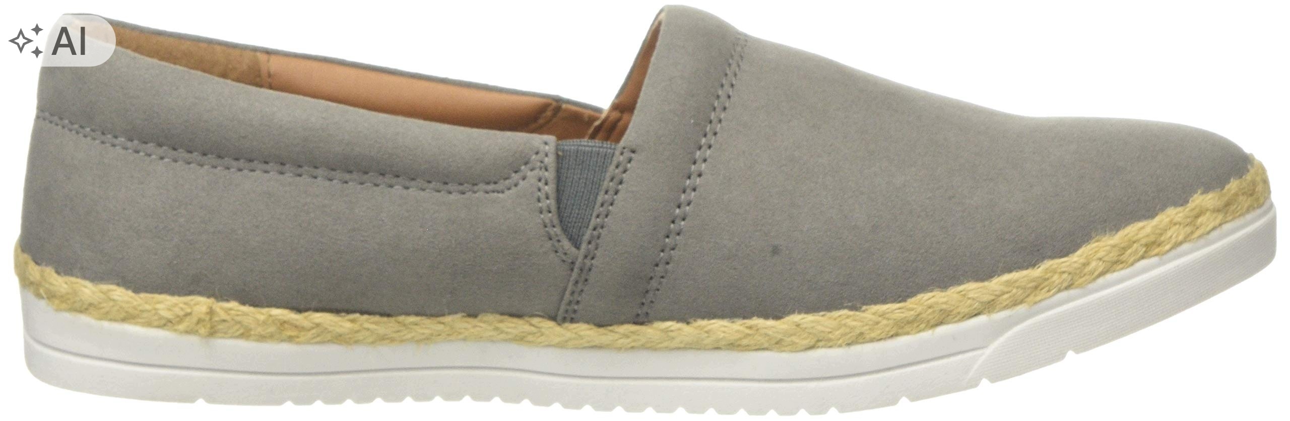 Nalezněte Šedé Zasouvací Espadrilky Pro Muže S Podrážkou Z Provázku 40 6OA