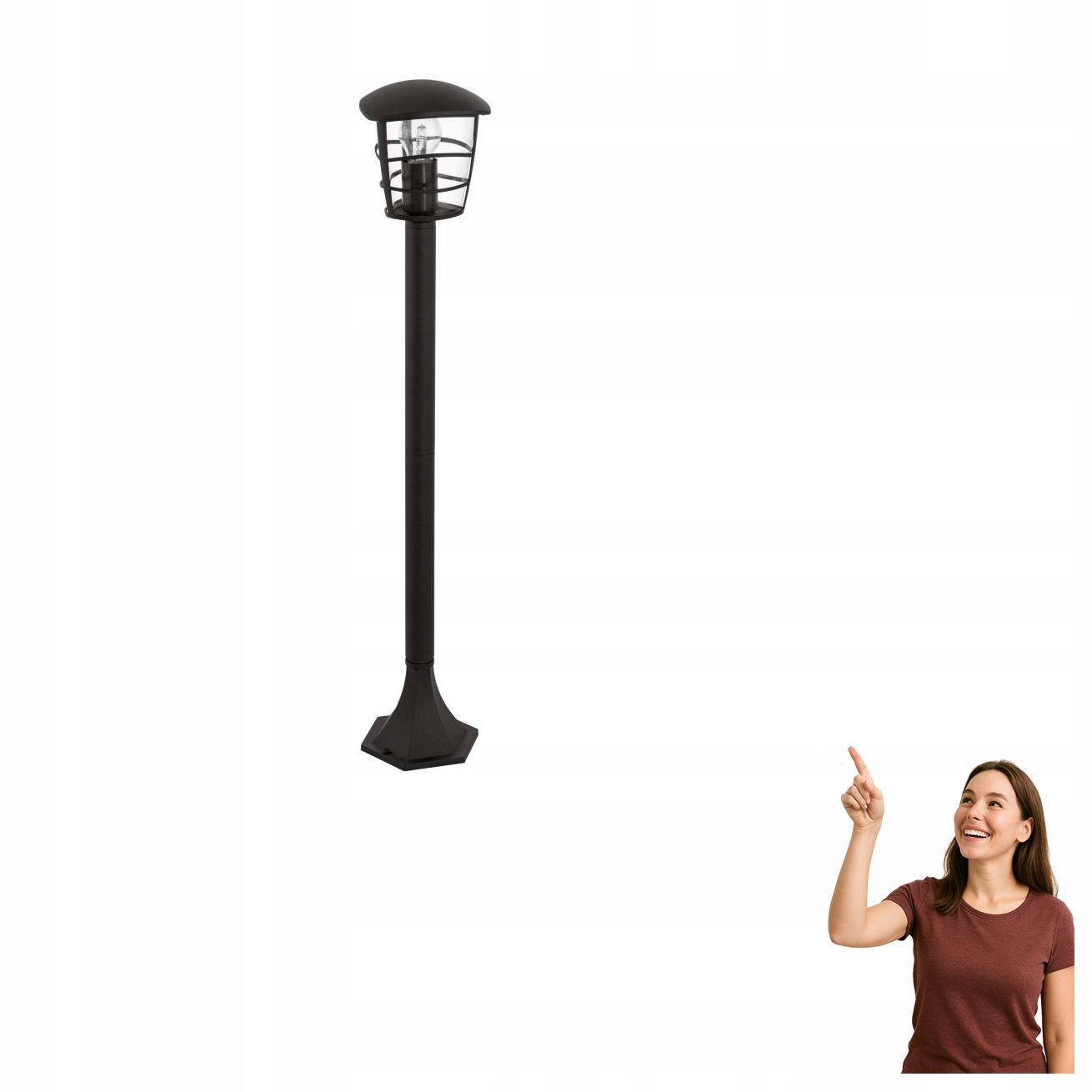 Vonkajšia lampa záhradný stĺpik Aloria 93408 Eglo