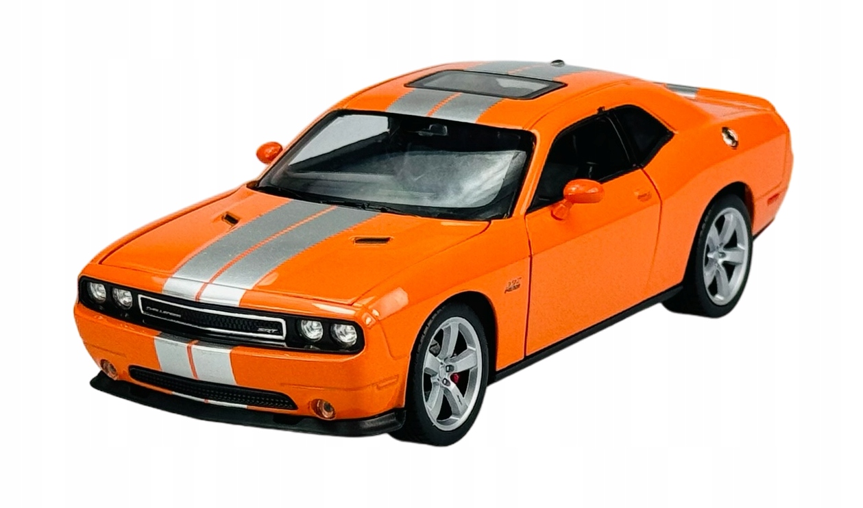 Welly 2012 Dodge Challenger Srt Oranžová 1:24 Nový Kovový Model 24049