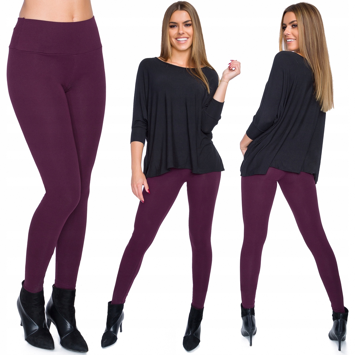 

Legginsy Ocieplane Z Modelującym Panelem LWPP28