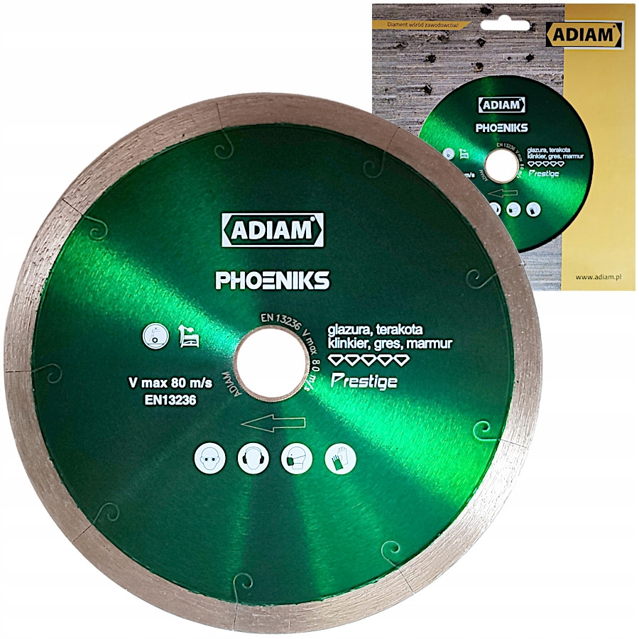 

Adiam Phoenix 200mm Tarcza Diamentowa Prestige Krk