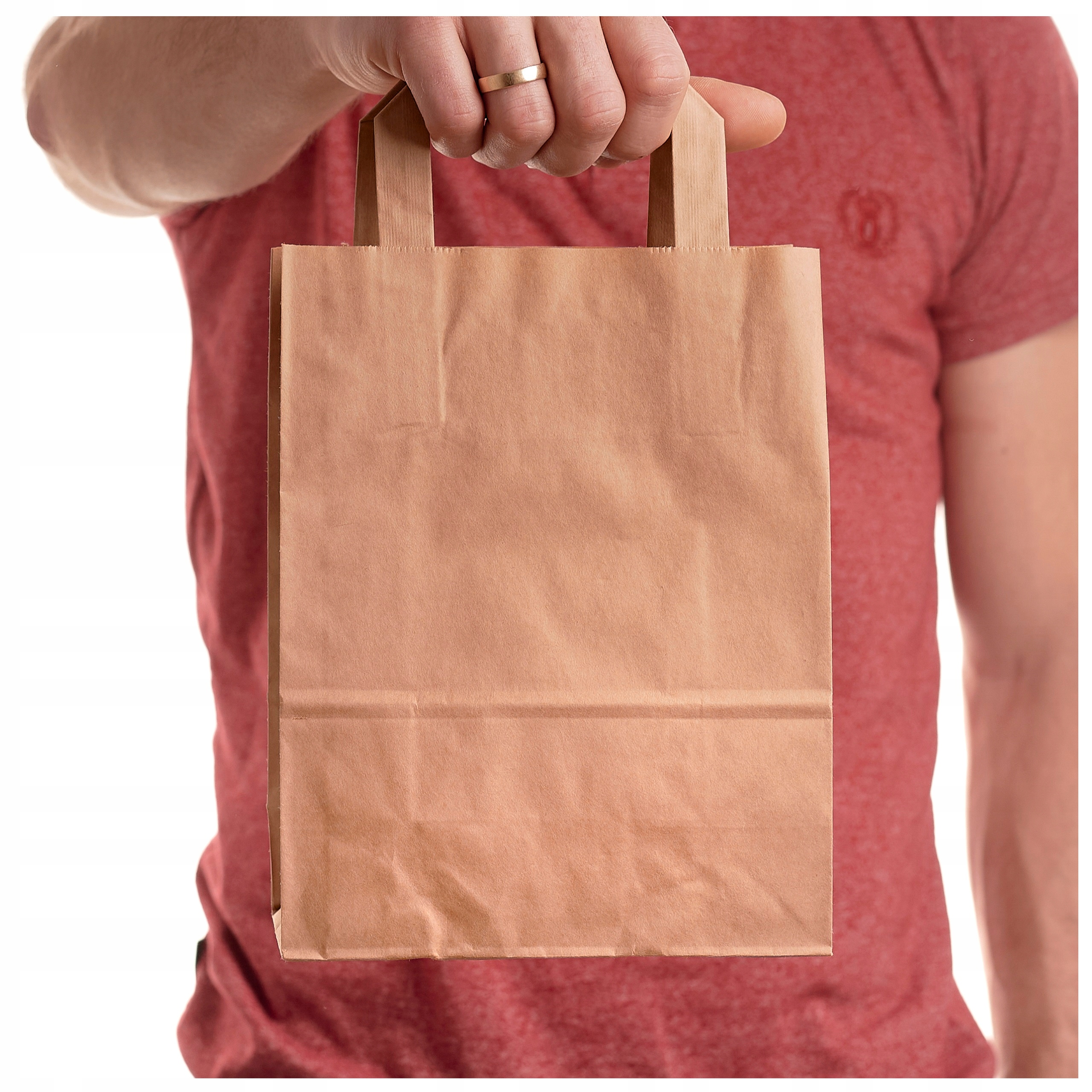 

Torba papierowa A5 Brązowa torby 18x9x23cm 25szt