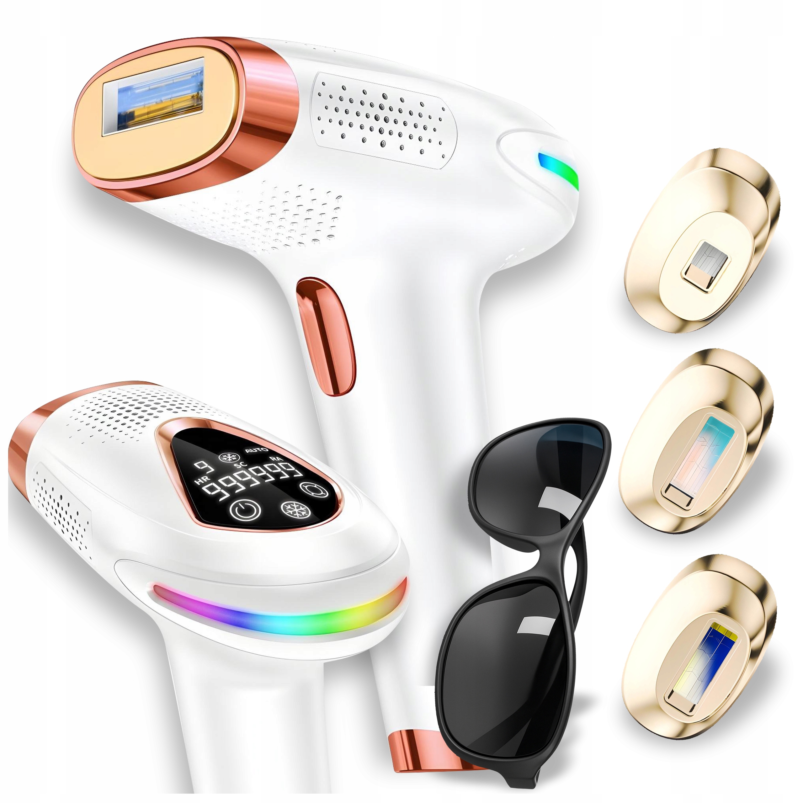 Ipl epilátor Ipl Bezbolestný Obličej Tělo Nohy Bikini Regenerace Pokožky