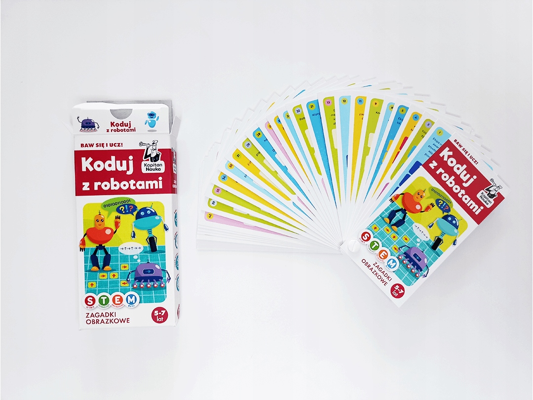 Koduj z robotami. Zagadki obrazkowe. Kapitan Nauka ISBN 9788367663069