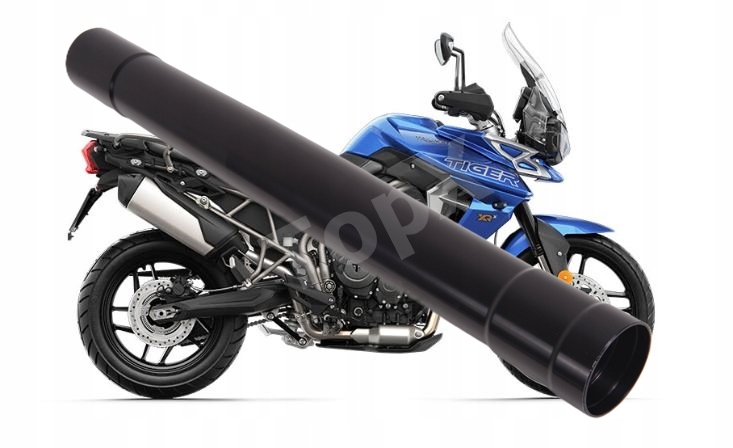 TopX Holení Trubka laga tlumič Odpružení Triumph Tiger 800 18+ 1 Ks