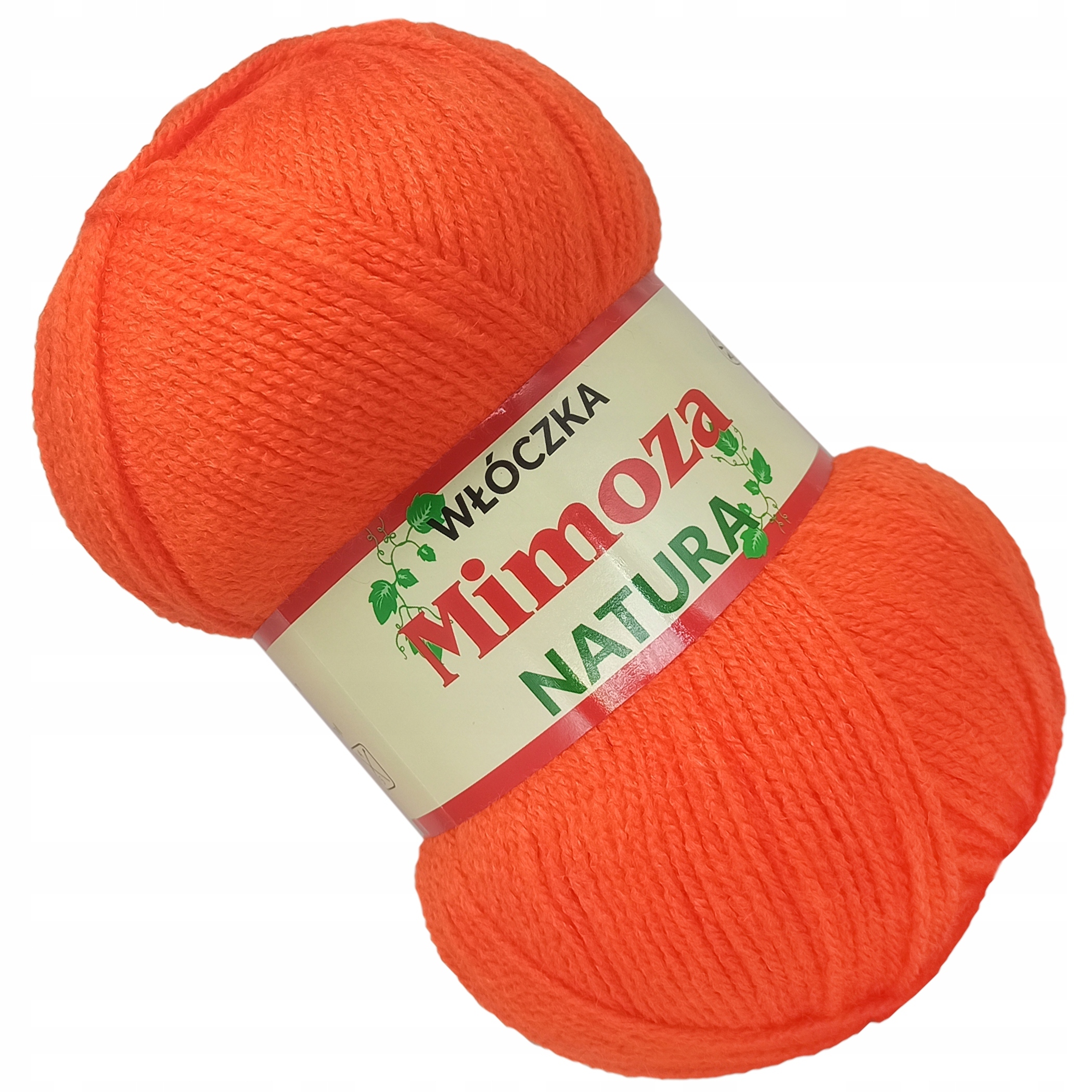 Włóczka Mimoza Opus Akryl 100g/330m Pomarańczow 53