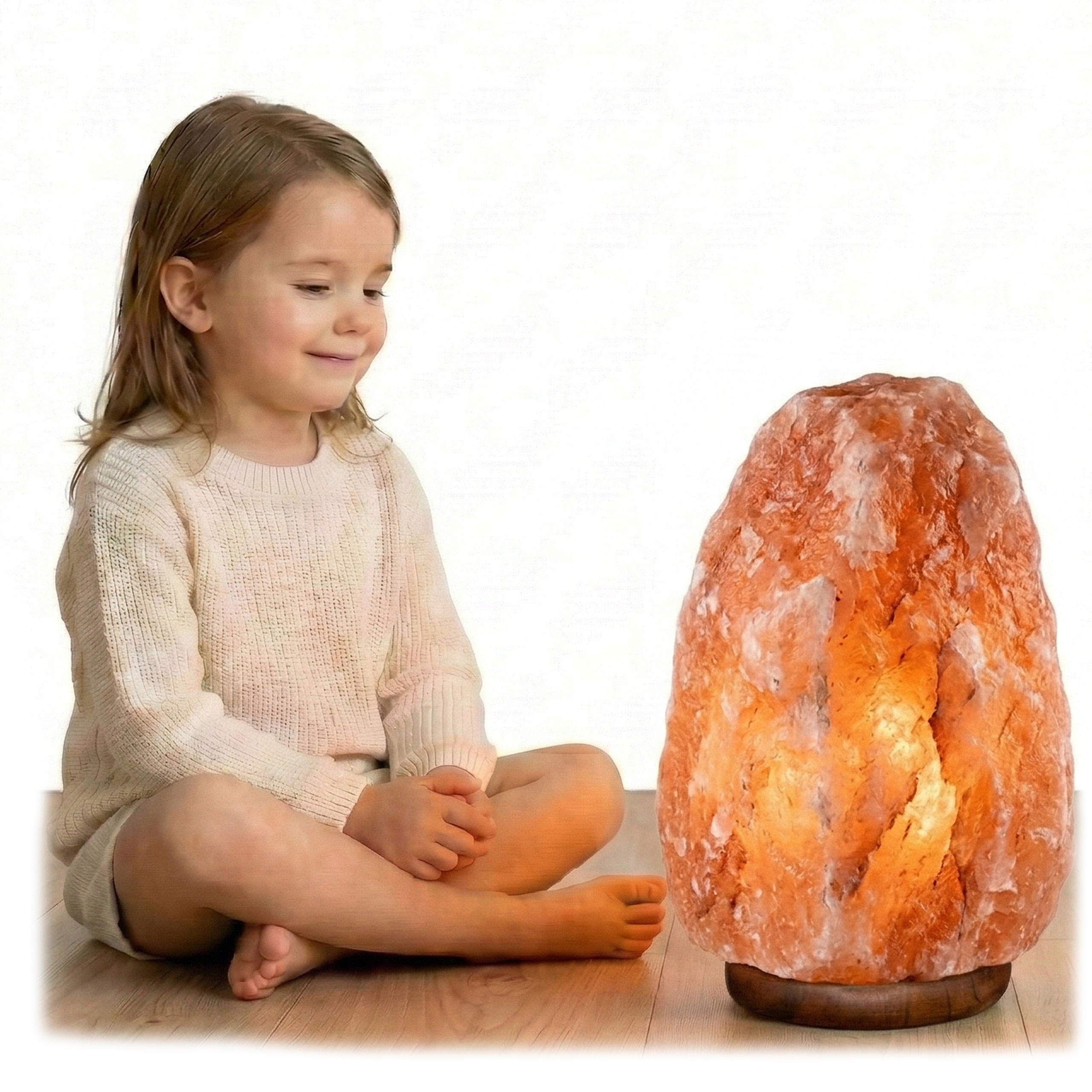 Solná Lampa 55-60kg Himalájská sůl Ionizátor Přírodní briliant XXL Gigant