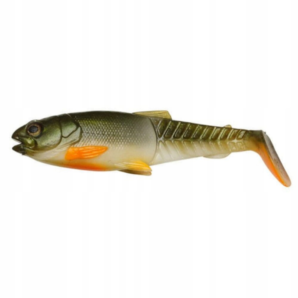 Ripper Savage Gear Cannibal Craft Paddletail 10,5cm Olive Pearl Hot Orange