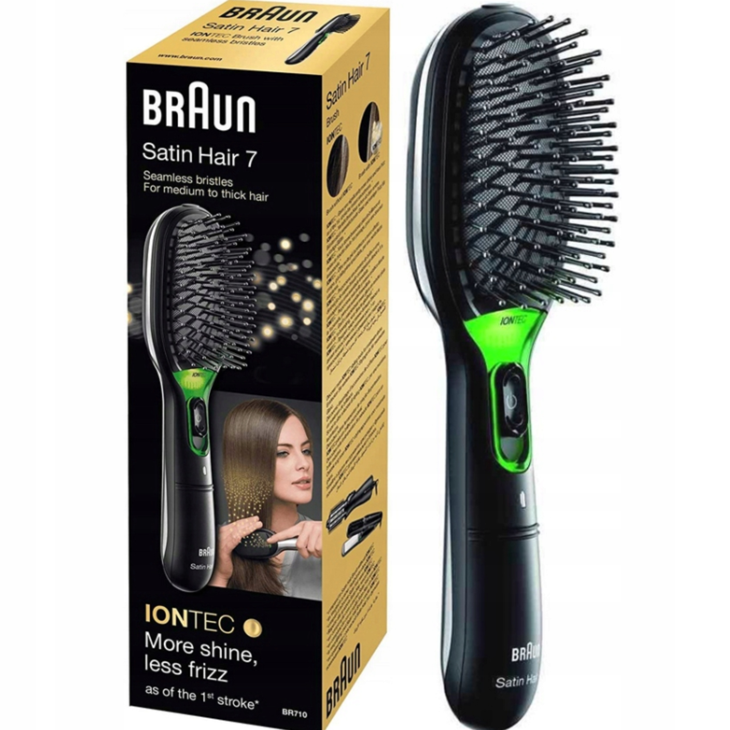 Szczotka Jonizująca Do Włosów Braun Do Stylizacji Włosów Suszenia Baterie