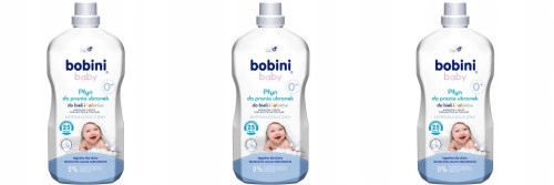 Levně Tekutý prací prostředek na oblečení Bobini Baby 1,8 l 3 ks